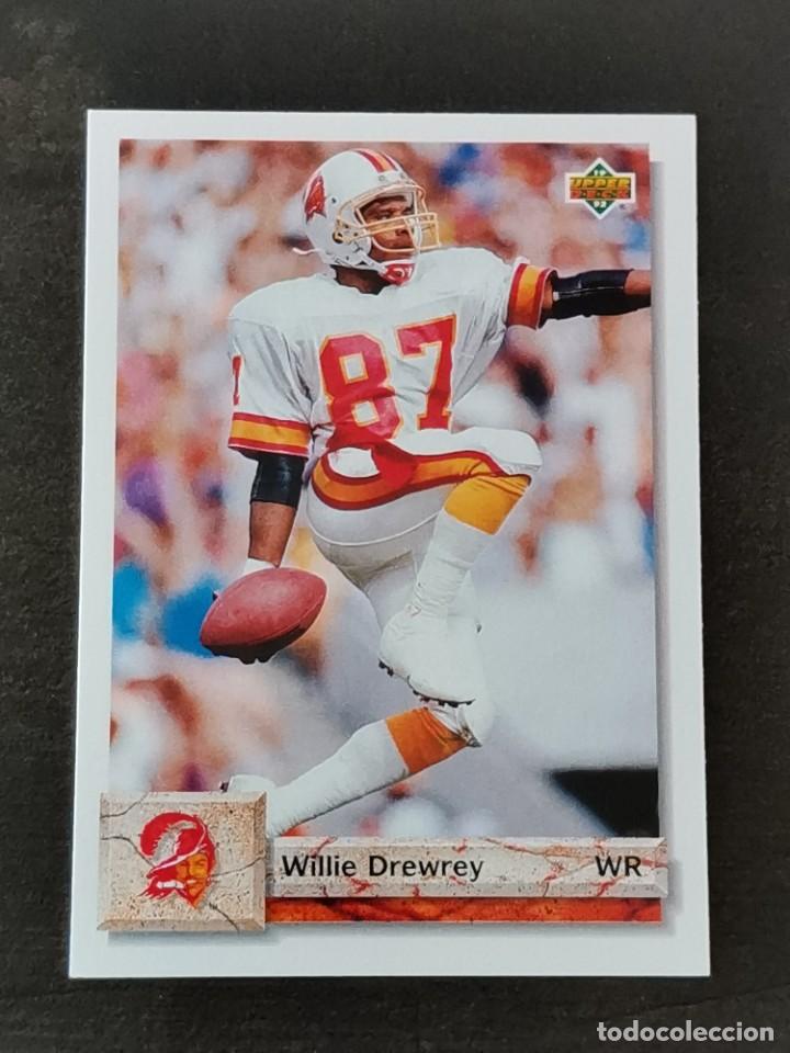 Sammelleidenschaft Sport: Upper Deck Football 1992 #501 Willie Drewrey Tampa Bay Buccaneers NFL Card