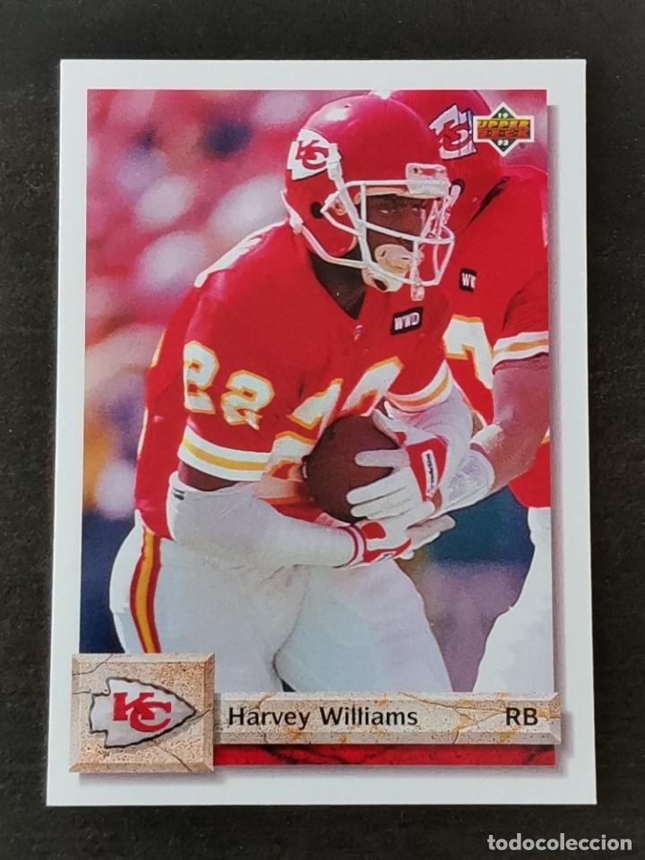 Sammelleidenschaft Sport: Upper Deck Football 1992 #587 Harvey Williams Kansas City Chiefs NFL Card