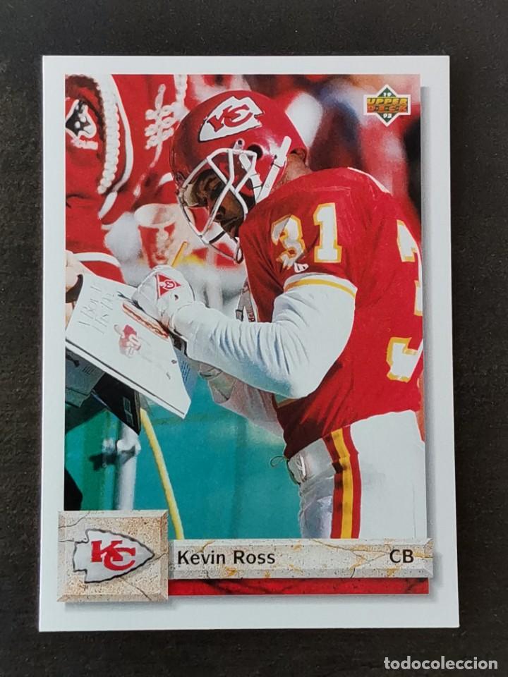Coleccionismo deportivo: Upper Deck Football 1992 #449 Kevin Ross Kansas City Chiefs NFL Card