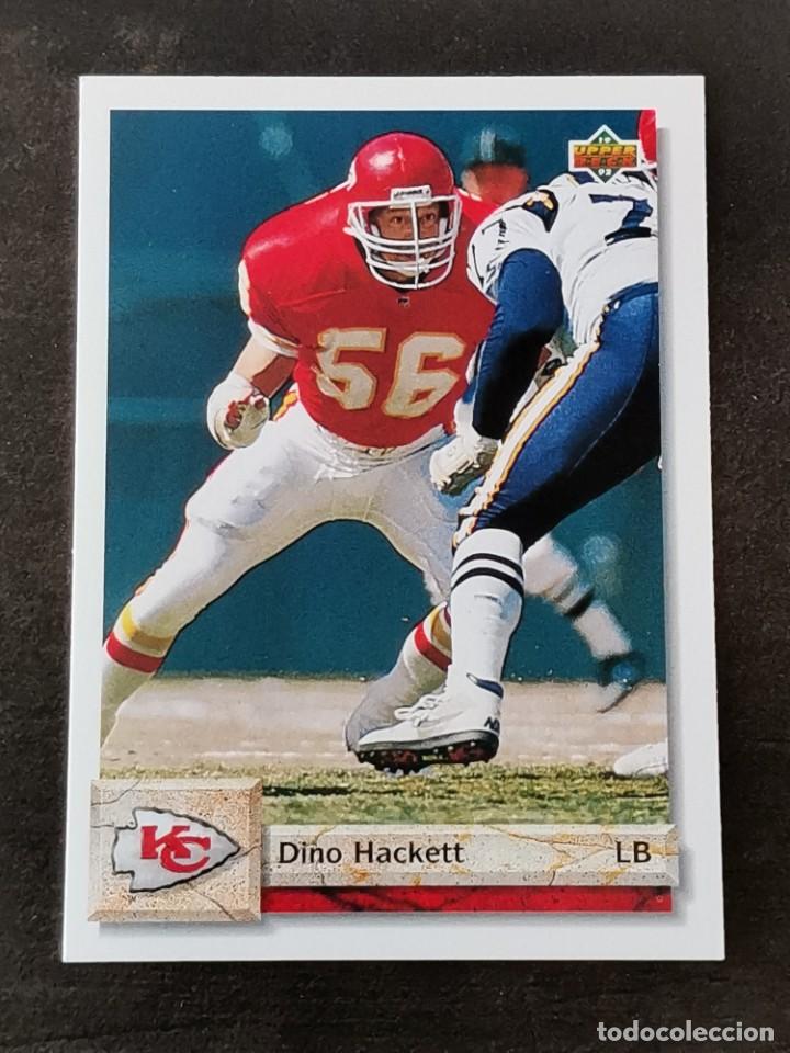 Sammelleidenschaft Sport: Upper Deck Football 1992 #431 Dino Hackett Kansas City Chiefs NFL Card