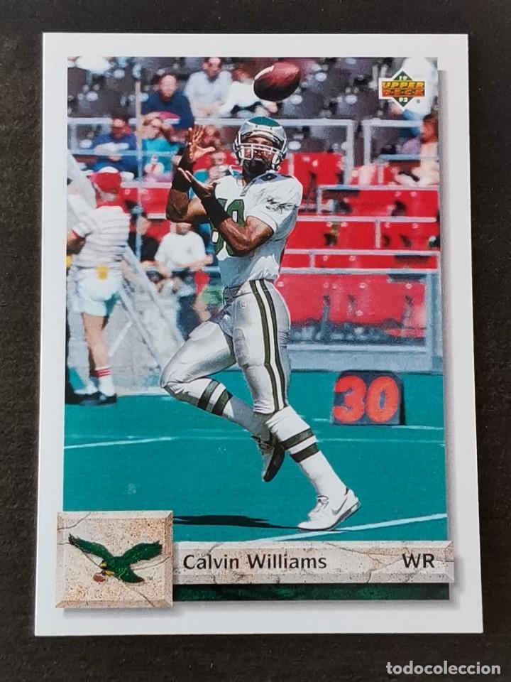 Coleccionismo deportivo: Upper Deck Football 1992 #483 Calvin Williams Philadelphia Eagles NFL Card