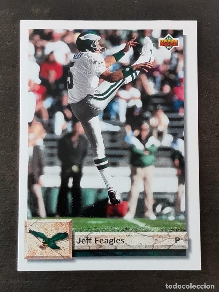 Collezionismo sportivo: Upper Deck Football 1992 #104 Jeff Feagles Philadelphia Eagles NFL Card