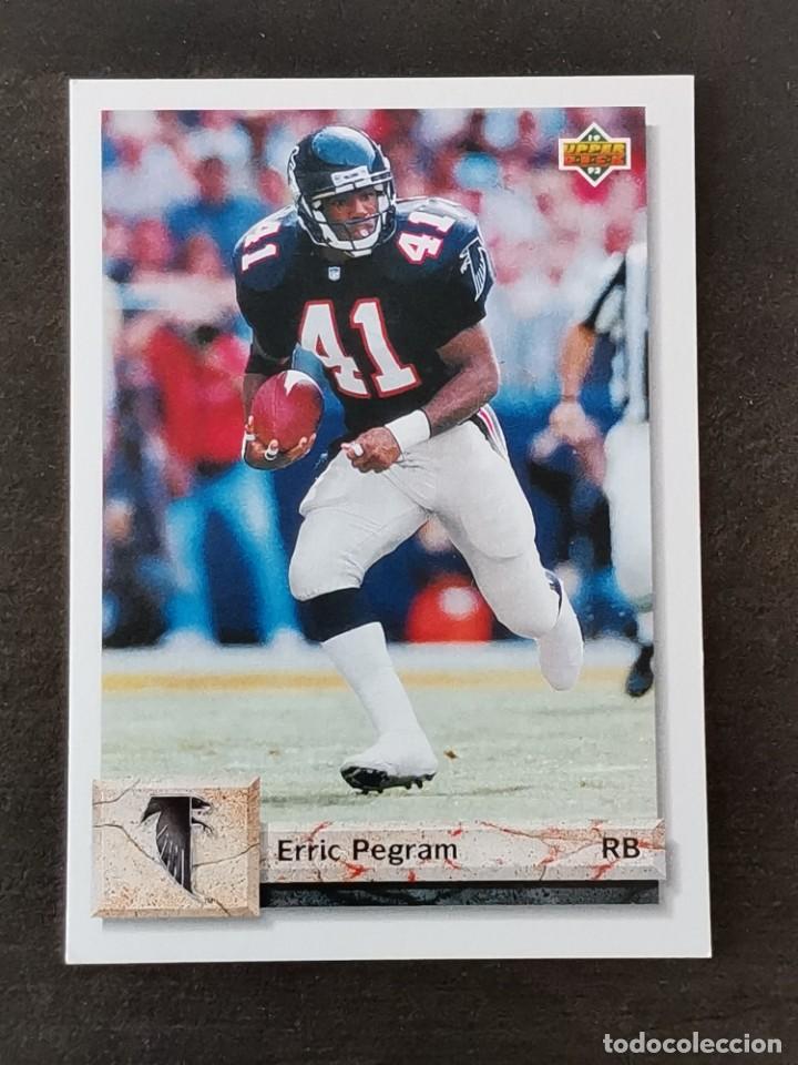 Collezionismo sportivo: Upper Deck Football 1992 #509 Erric Pegram Atlanta Falcons NFL Card