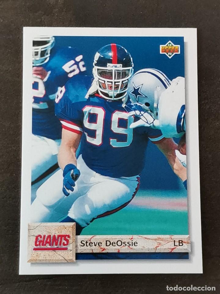Collezionismo sportivo: Upper Deck Football 1992 #479 Steve DeOssie New York Giants NFL Card