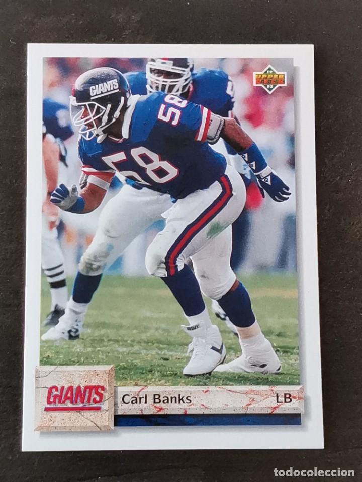 Sammelleidenschaft Sport: Upper Deck Football 1992 #589 Carl Banks New York Giants NFL Card