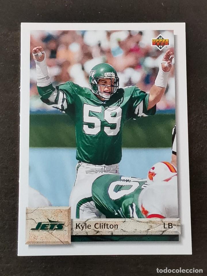 Collezionismo sportivo: Upper Deck Football 1992 #204 Kyle Clifton New York Jets NFL Card