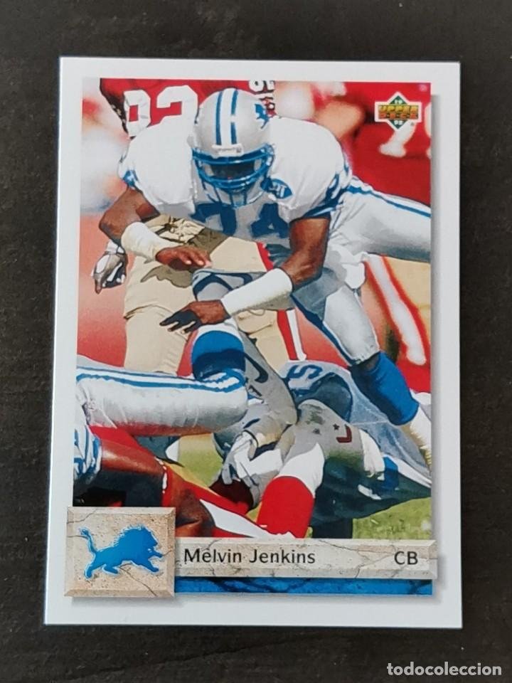 upper deck football 1992 #444 melvin jenkins de - Buy Collectible