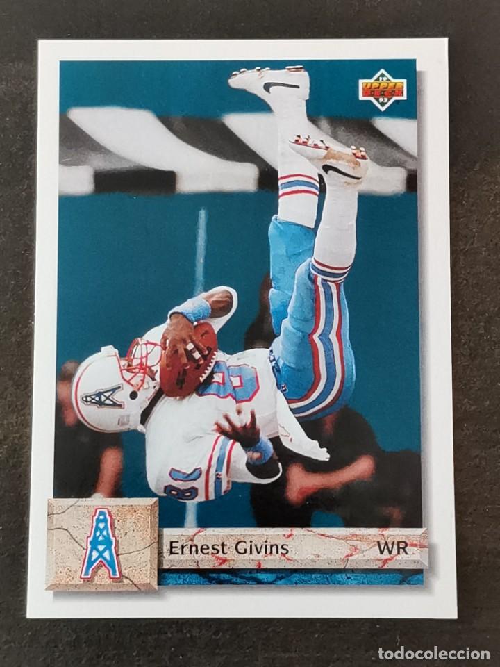Coleccionismo deportivo: Upper Deck Football 1992 #120 Ernest Givins Houston Oilers NFL Card