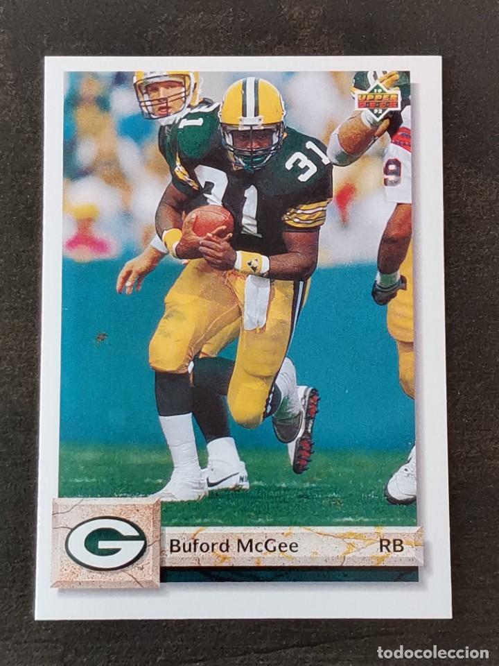 Coleccionismo deportivo: Upper Deck Football 1992 #558 Buford McGee Green Bay Packers NFL Card