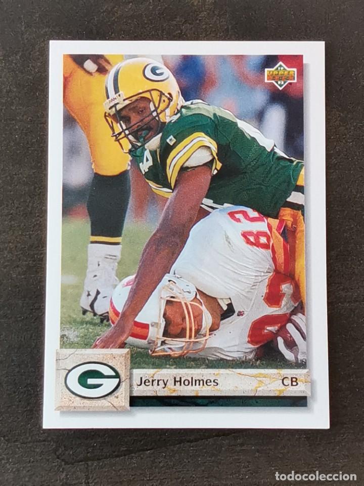 Coleccionismo deportivo: Upper Deck Football 1992 #530 Jerry Holmes Green Bay Packers NFL Card
