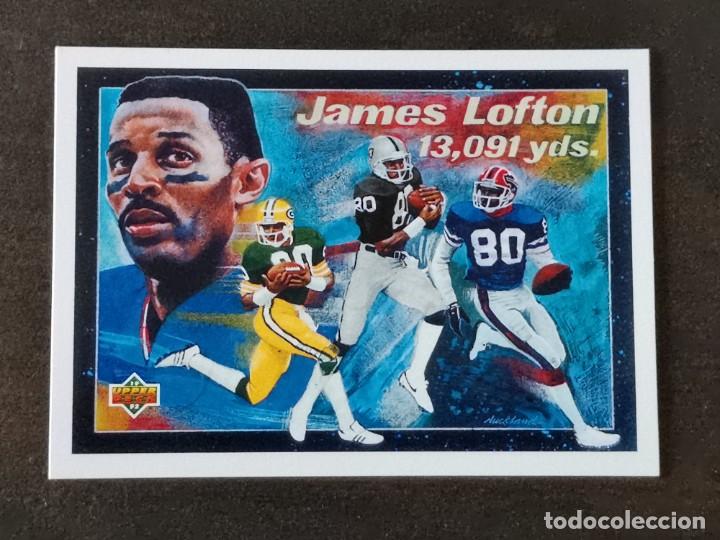 Coleccionismo deportivo: Upper Deck Football 1992 NFL Receiving Yardage #SP3 James Lofton Buffalo Bills NFL Card