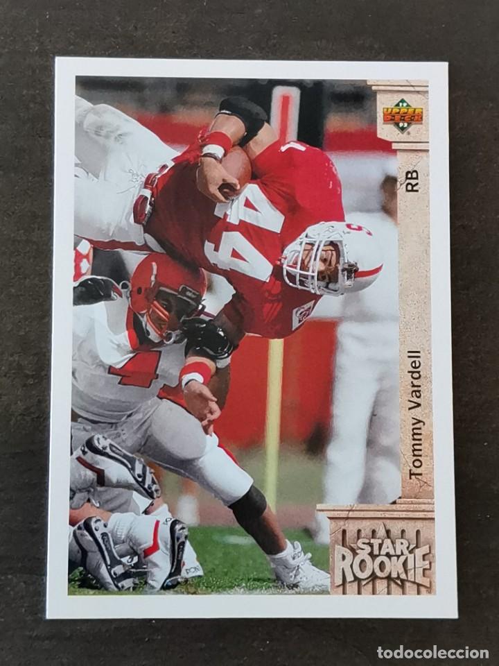 Coleccionismo deportivo: Upper Deck Football 1992 Star Rookie #26 Tommy Vardell Cleveland Browns NFL Card