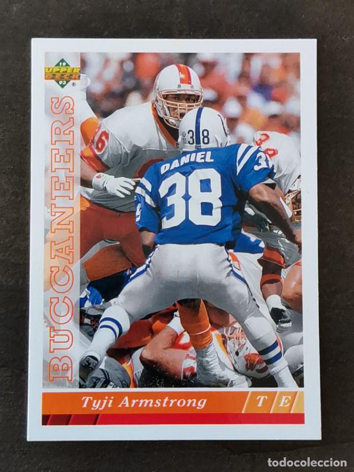 Coleccionismo deportivo: Upper Deck Football 1993 #243 Tyji Armstrong Tampa Bay Buccaneers NFL Card