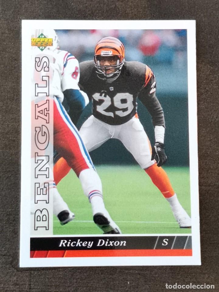Coleccionismo deportivo: Upper Deck Football 1993 #509 Rickey Dixon Cincinnati Bengals NFL Card