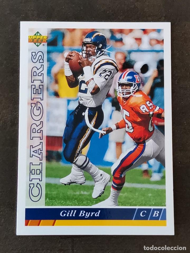 Coleccionismo deportivo: Upper Deck Football 1993 #149 Gill Byrd San Diego Chargers NFL Card