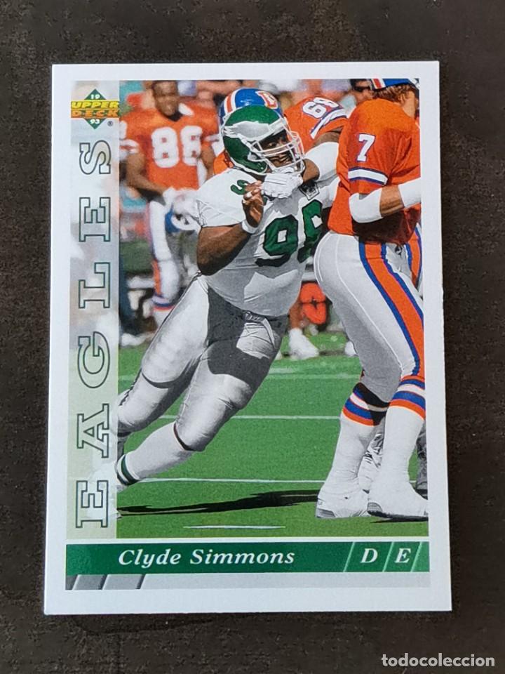 Collezionismo sportivo: Upper Deck Football 1993 #265 Clyde Simmons Philadelphia Eagles NFL Card
