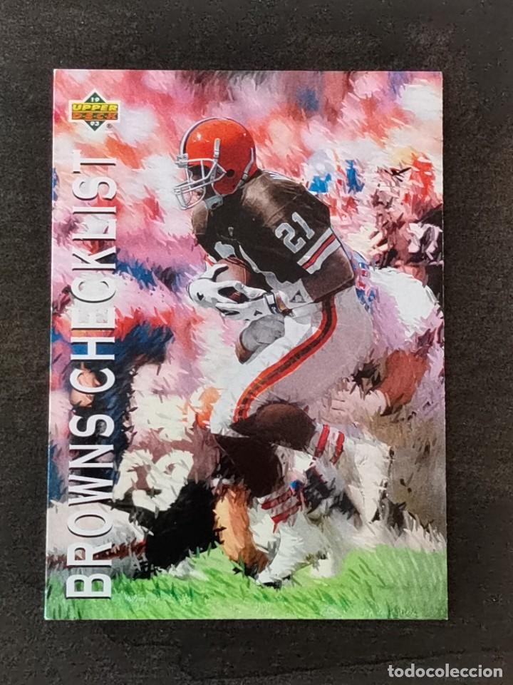 Collezionismo sportivo: Upper Deck Football 1993 Checklist #67 Eric Metcalf Cleveland Browns NFL Card