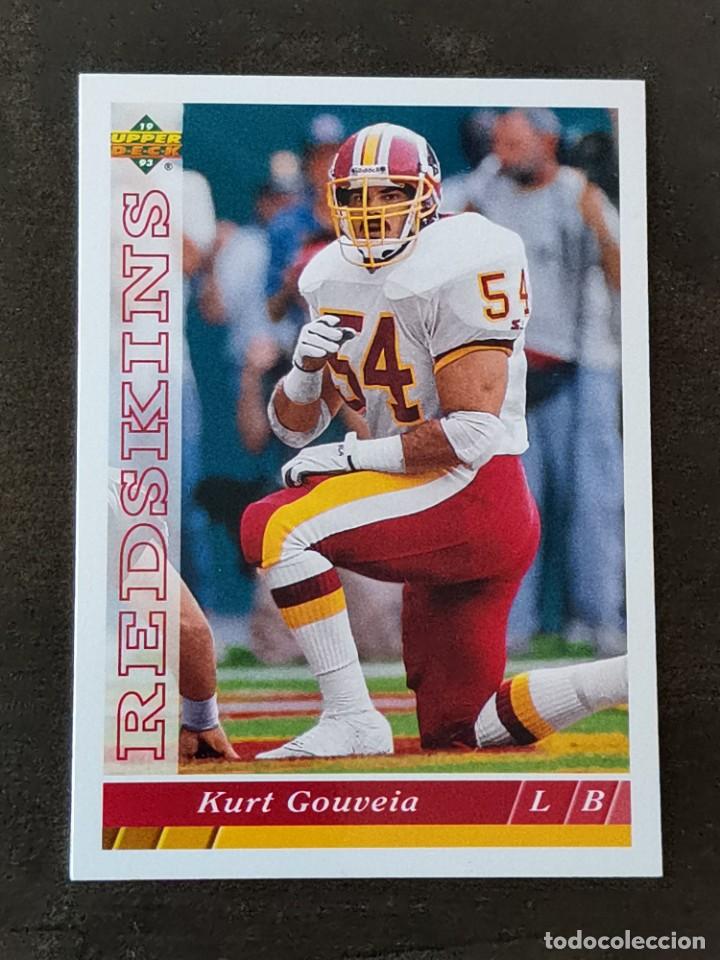 Collezionismo sportivo: Upper Deck Football 1993 #367 Kurt Gouveia Washington Redskins NFL Card