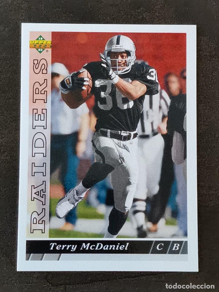 Collezionismo sportivo: Upper Deck Football 1993 #403 Terry McDaniel Los Angeles Raiders NFL Card
