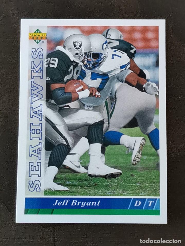 Collezionismo sportivo: Upper Deck Football 1993 #280 Jeff Bryant Seattle Seahawks NFL Card