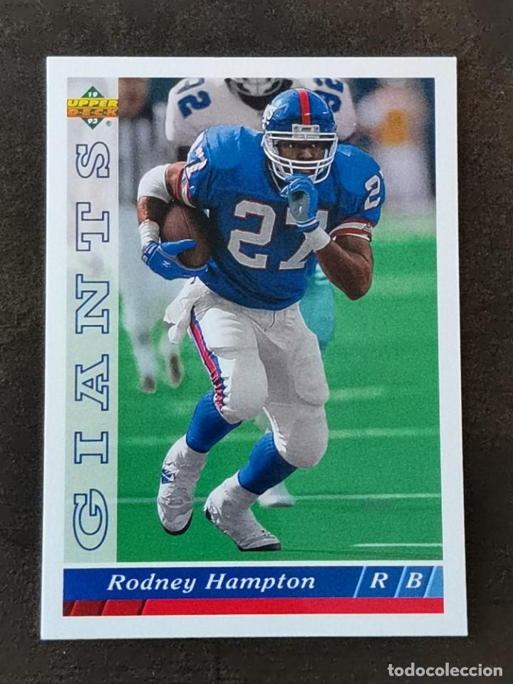 Collezionismo sportivo: Upper Deck Football 1993 #352 Rodney Hampton New York Giants NFL Card