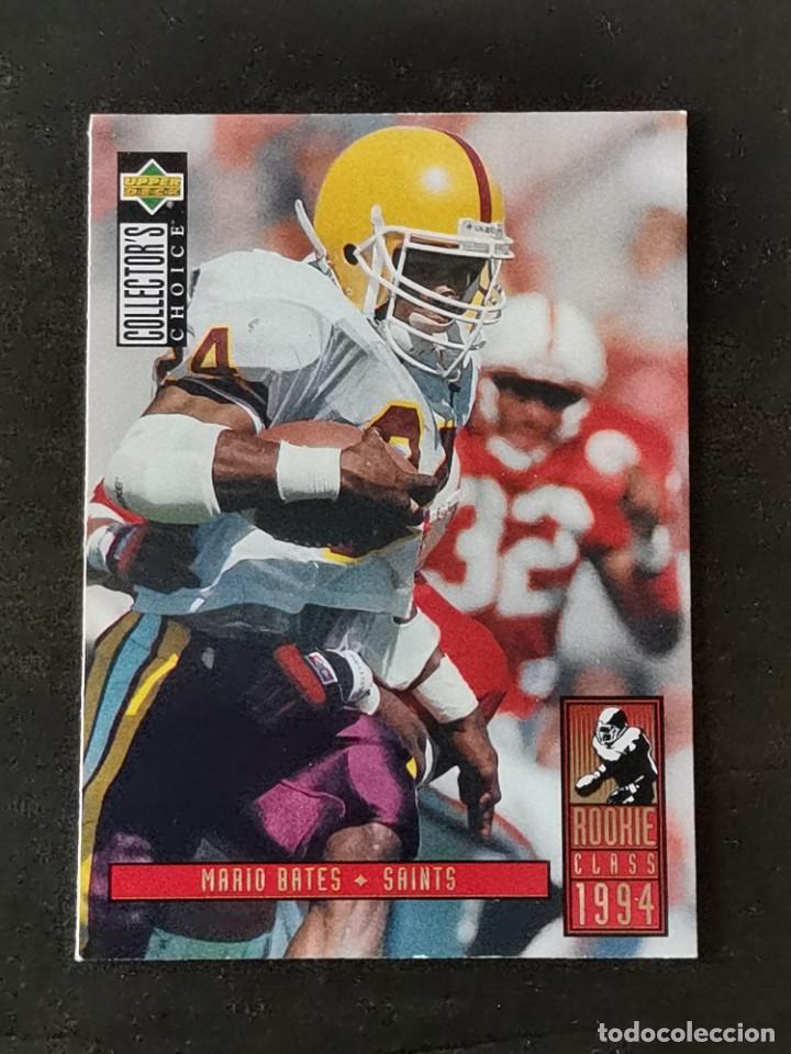 Coleccionismo deportivo: Upper Deck Collector's Choice 1994 Rookie Class #19 Mario Bates New Orleans Saints NFL Card