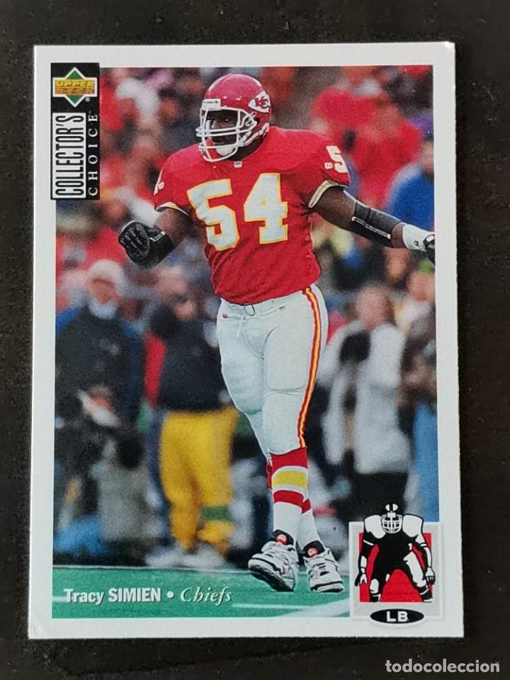 Coleccionismo deportivo: Upper Deck Collector's Choice 1994 #230 Tracy Simien Kansas City Chiefs NFL Card