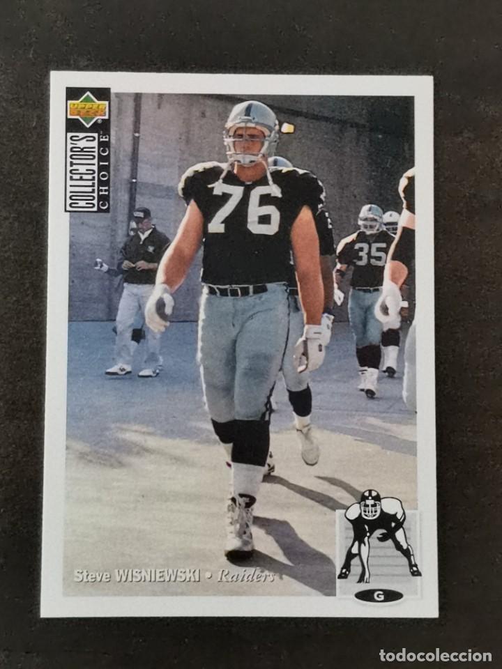 Coleccionismo deportivo: Upper Deck Collector's Choice 1994 #238 Steve Wisniewski Los Angeles Raiders NFL Card