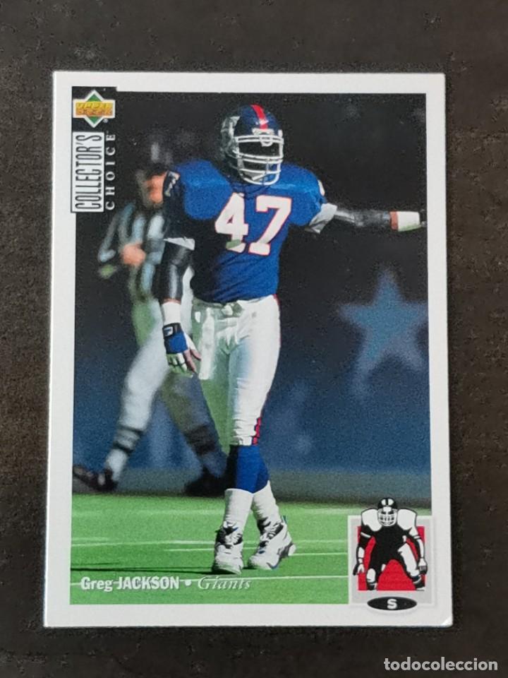 Coleccionismo deportivo: Upper Deck Collector's Choice 1994 #89 Greg Jackson New York Giants NFL Card