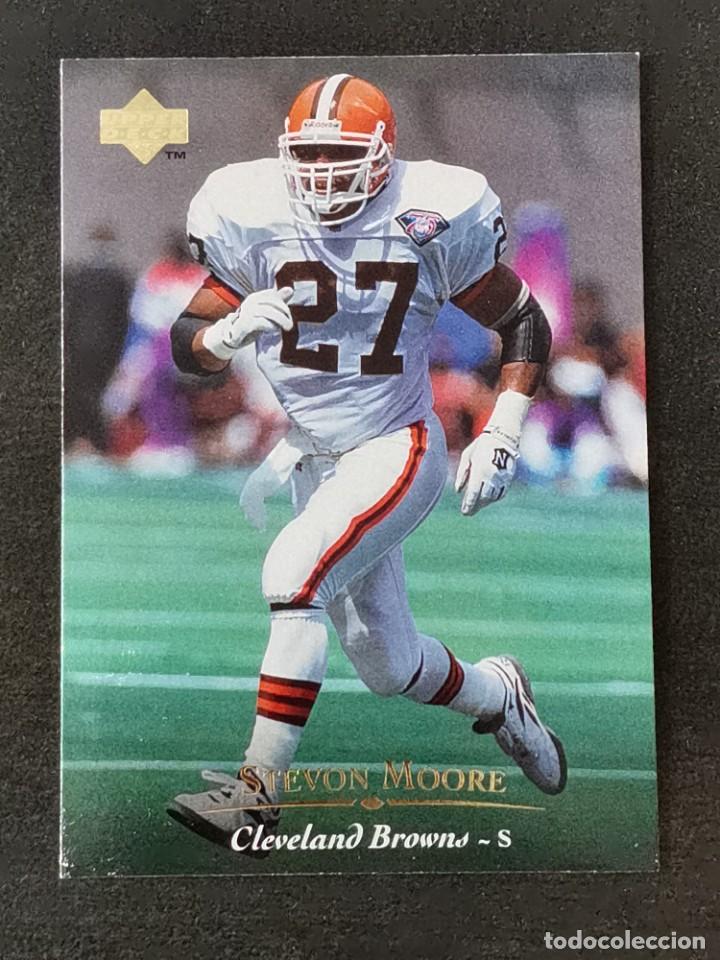 Coleccionismo deportivo: Upper Deck Football 1995 #191 Stevon Moore Cleveland Browns NFL Card