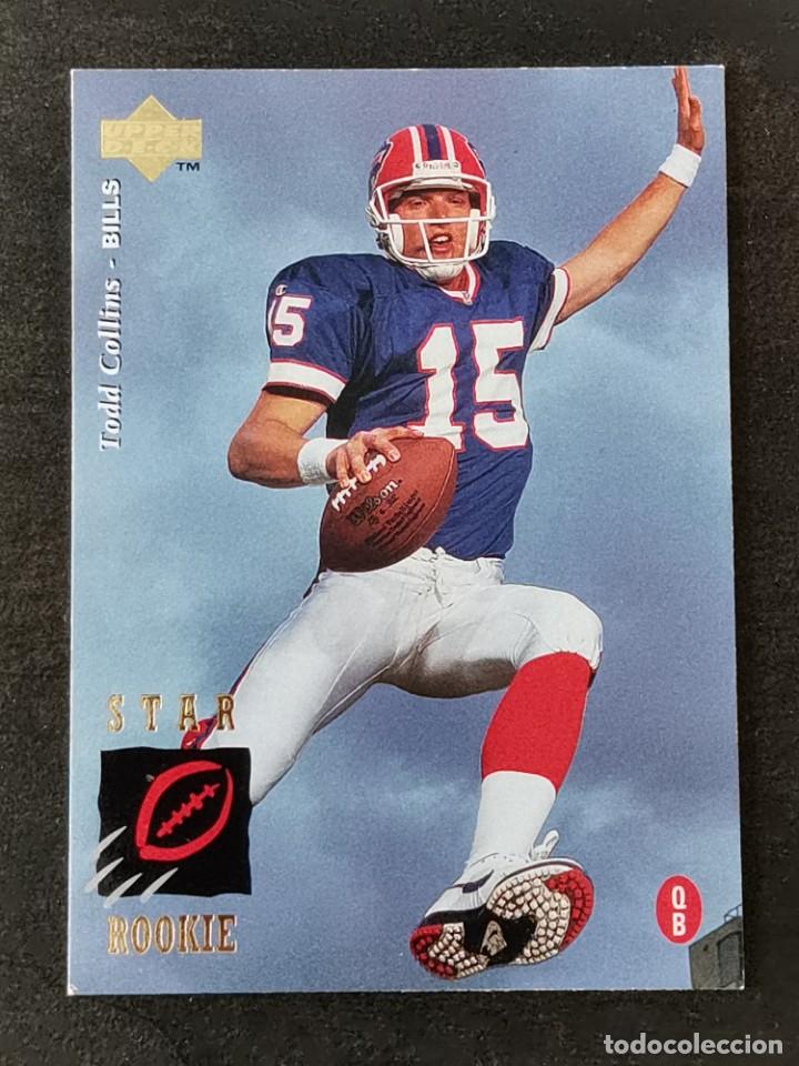 Coleccionismo deportivo: Upper Deck Football 1995 Star Rookie #24 Todd Collins Buffalo Bills NFL Card