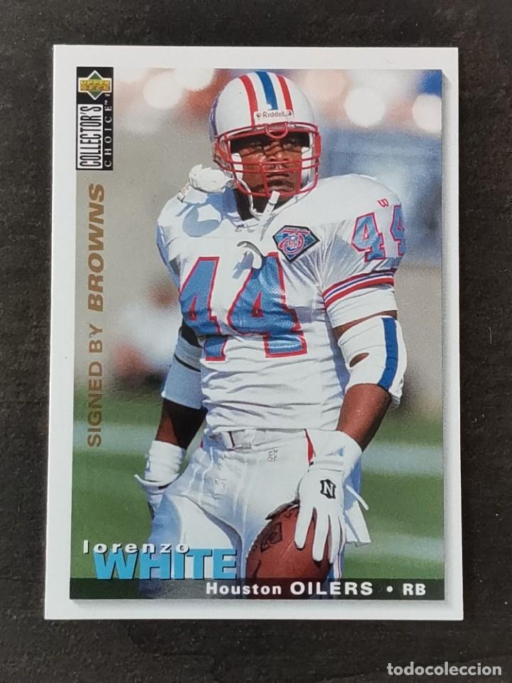 Coleccionismo deportivo: Upper Deck Collector's Choice 1995 #114 Lorenzo White Houston Oilers NFL Card