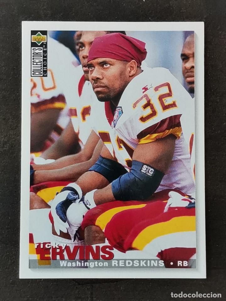 Coleccionismo deportivo: Upper Deck Collector's Choice 1995 #237 Ricky Ervins Washington Redskins NFL Card