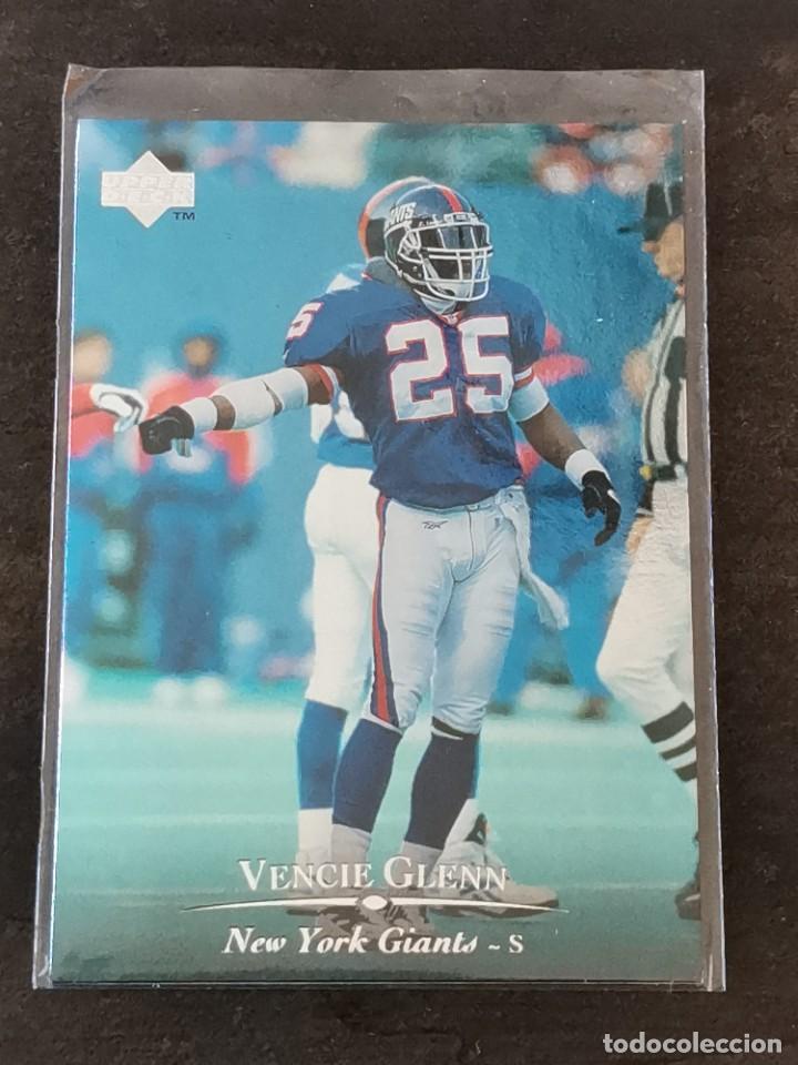 Coleccionismo deportivo: Upper Deck Silver 1996 #200 Vencie Glenn New York Giants NFL Card
