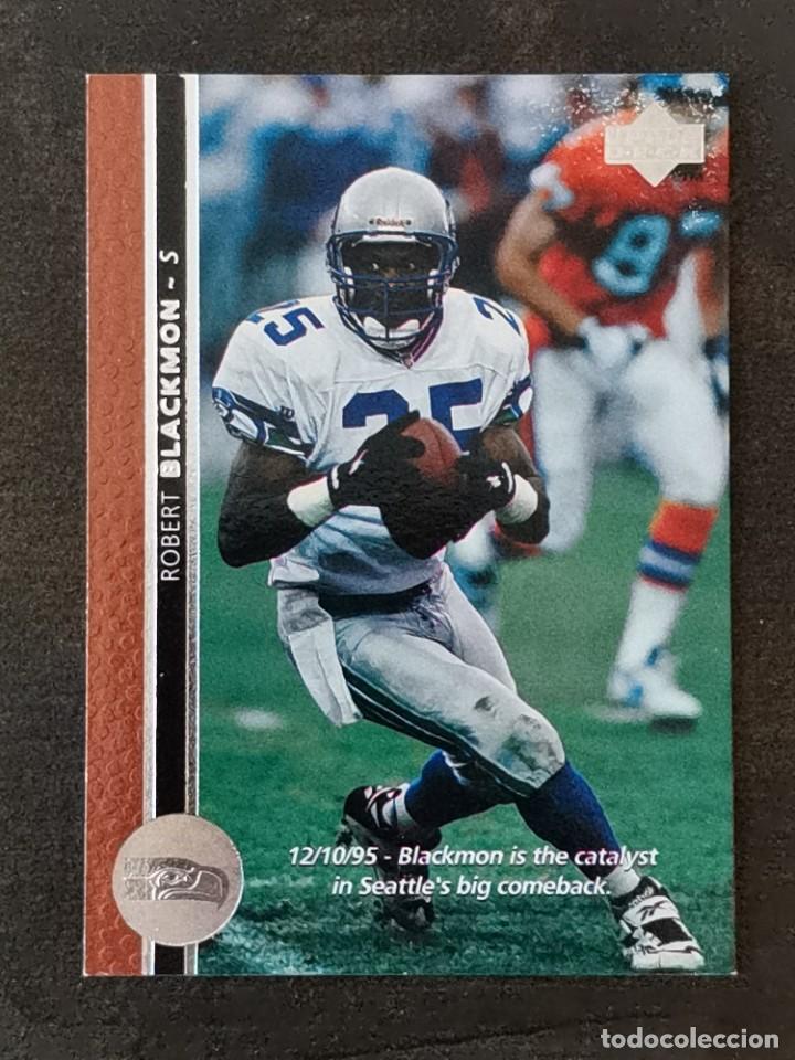 Coleccionismo deportivo: Upper Deck Football 1996 #238 Robert Blackmon Seattle Seahawks NFL Card