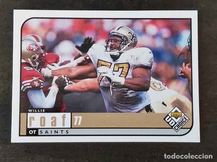Colecionismo desportivo: Upper Deck Choice 1998 #106 Willie Roaf New Orleans Saints NFL Card
