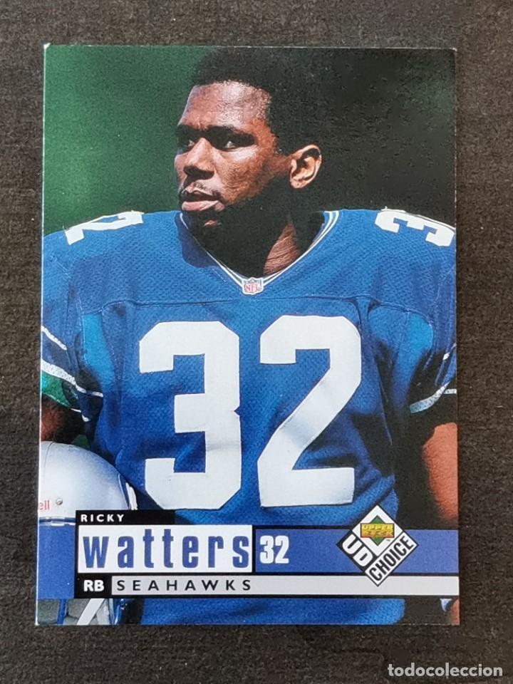 Colecionismo desportivo: Upper Deck Choice 1998 #421 Ricky Watters Seattle Seahawks NFL Card