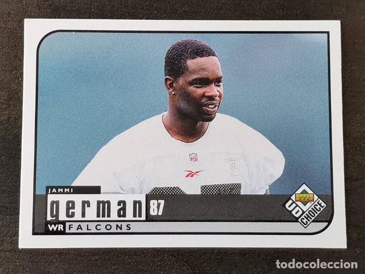 Colecionismo desportivo: Upper Deck Choice 1998 Rookie Card #291 Jammi German Atlanta Falcons NFL Card