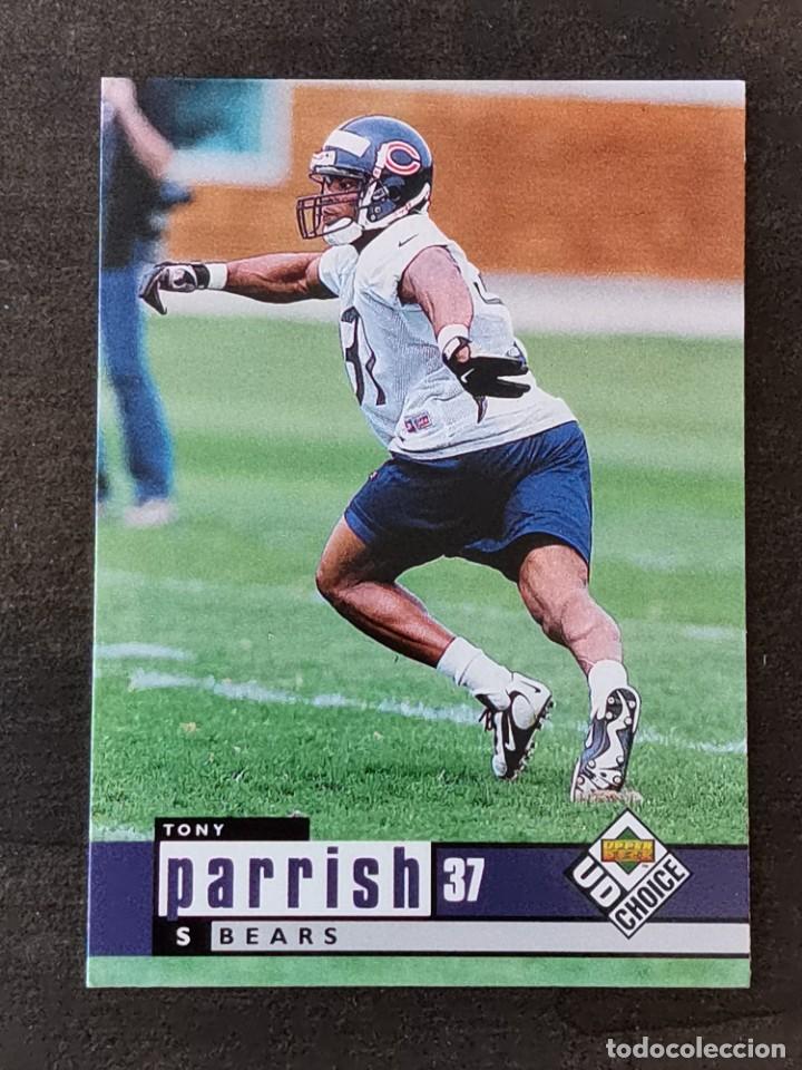 Colecionismo desportivo: Upper Deck Choice 1998 Rookie Card #312 Tony Parrish Chicago Bears NFL Card