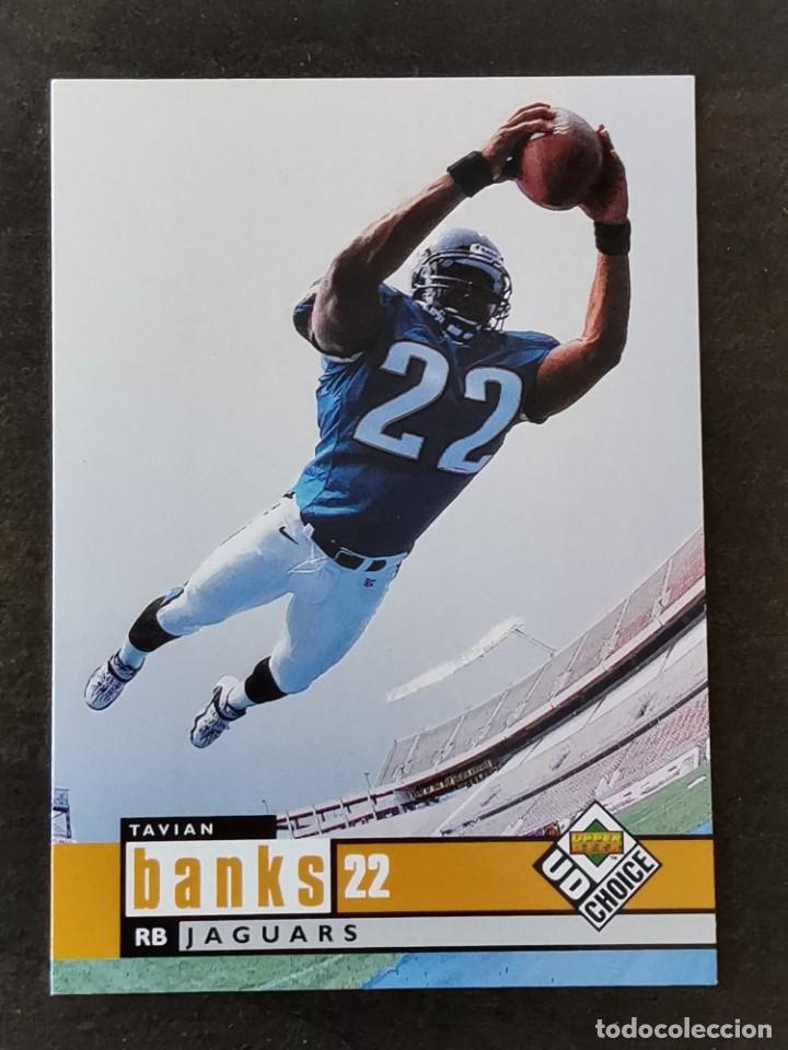 Colecionismo desportivo: Upper Deck Choice 1998 Rookie Card #348 Tavian Banks Jacksonville Jaguars NFL Card