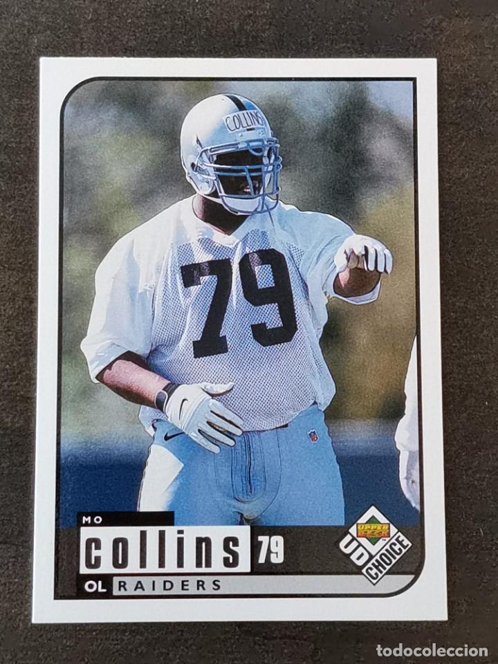 Colecionismo desportivo: Upper Deck Choice 1998 Rookie Card #387 Mo Collins Oakland Raiders NFL Card