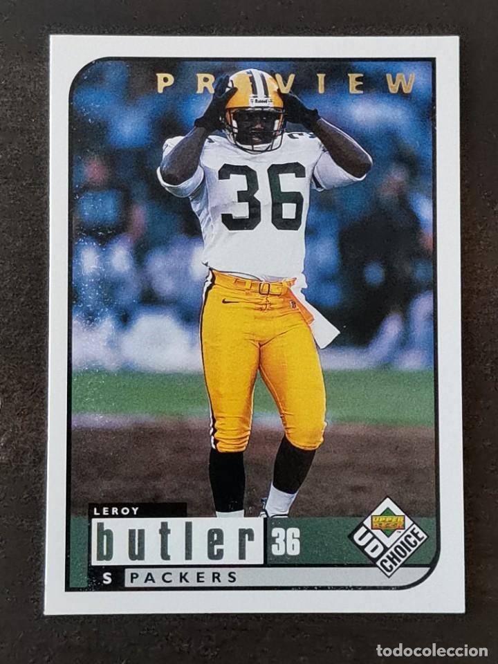 Colecionismo desportivo: Upper Deck Choice 1998 Preview Parallel #70 Leroy Butler Green Bay Packers NFL Card