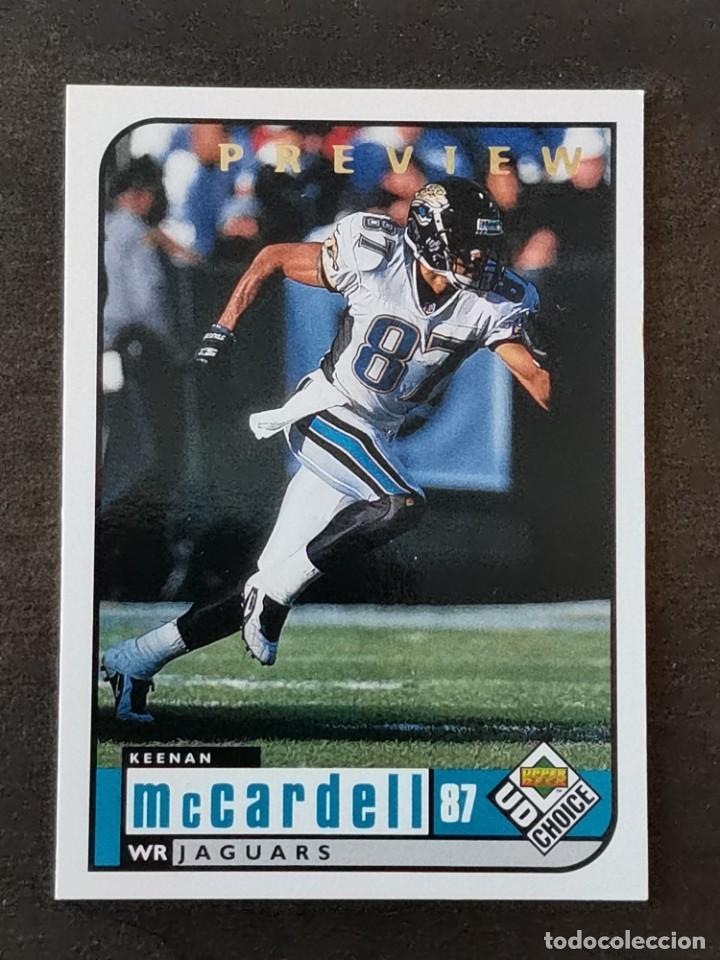 Colecionismo desportivo: Upper Deck Choice 1998 Preview Parallel #77 Keenan McCardell Jacksonville Jaguars NFL Card