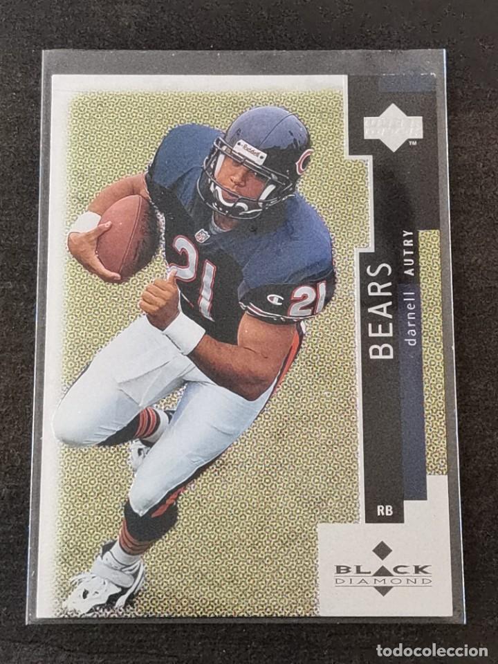 Colecionismo desportivo: Upper Deck Black Diamond 1998 Rookie Card #16 Darnell Autry Chicago Bears NFL Card