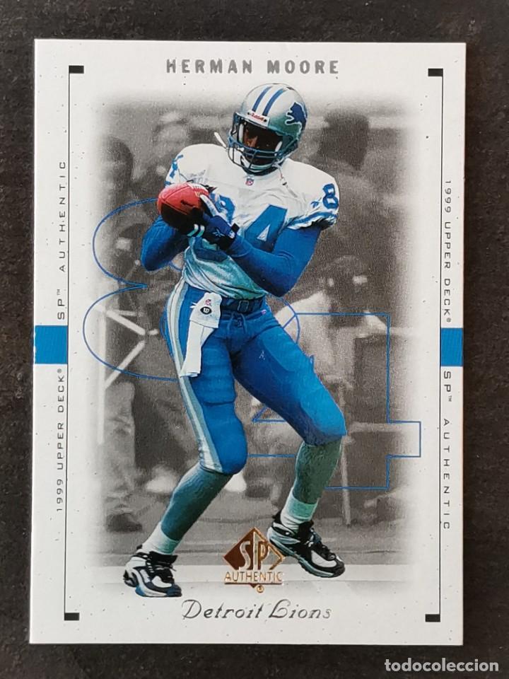 Colecionismo desportivo: Upper Deck SP Authentic 1999 #30 Herman Moore Detroit Lions NFL Card