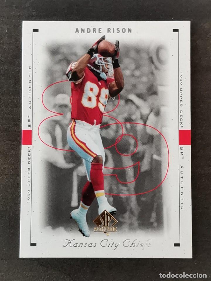 Colecionismo desportivo: Upper Deck SP Authentic 1999 #42 Andre Rison Kansas City Chiefs NFL Card