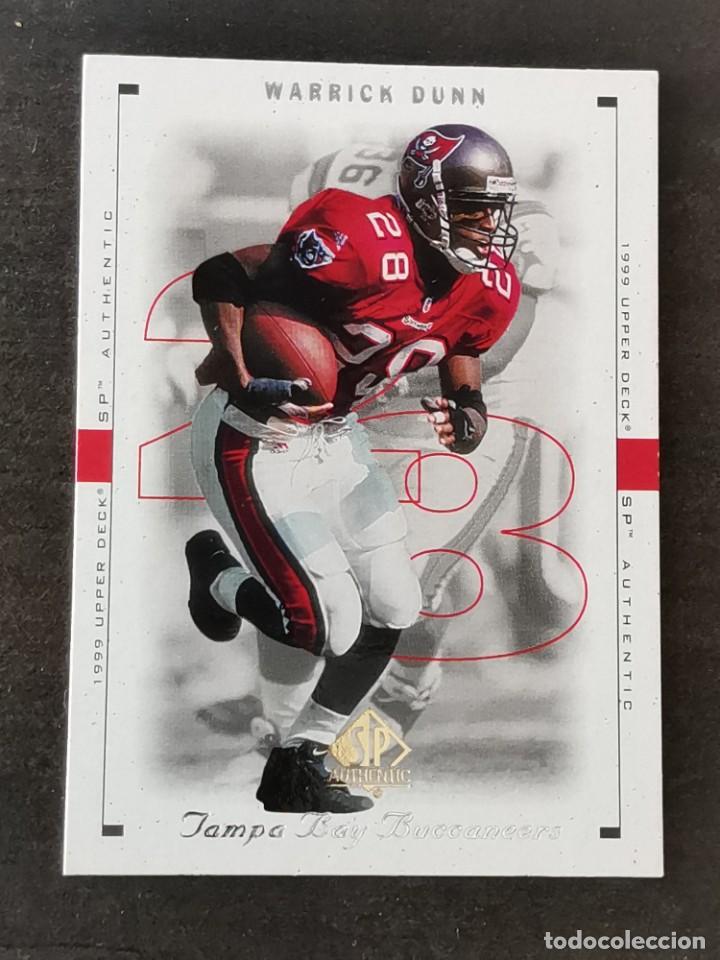 Colecionismo desportivo: Upper Deck SP Authentic 1999 #82 Warrick Dunn Tampa Bay Buccaneers NFL Card