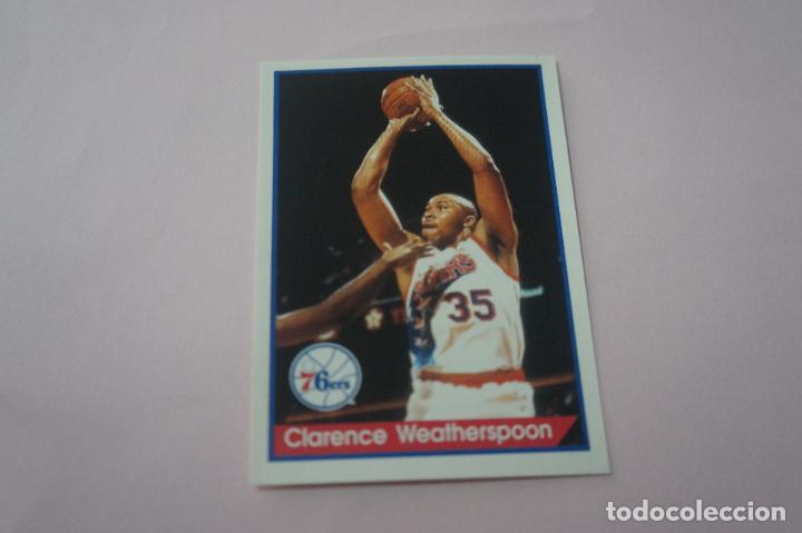 Coleccionismo deportivo: CROMO DE BALONCESTO WEATHERSPOON DEL PHILADELPHIA 76ERS SIN PEGAR N&ordm; 106 NBA BASKETBALL 94-95 PANINI