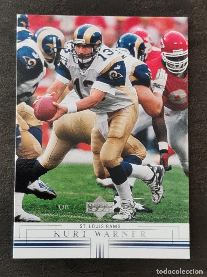 Coleccionismo deportivo: Upper Deck Football 2001 #136 Kurt Warner St. Louis Rams NFL Card