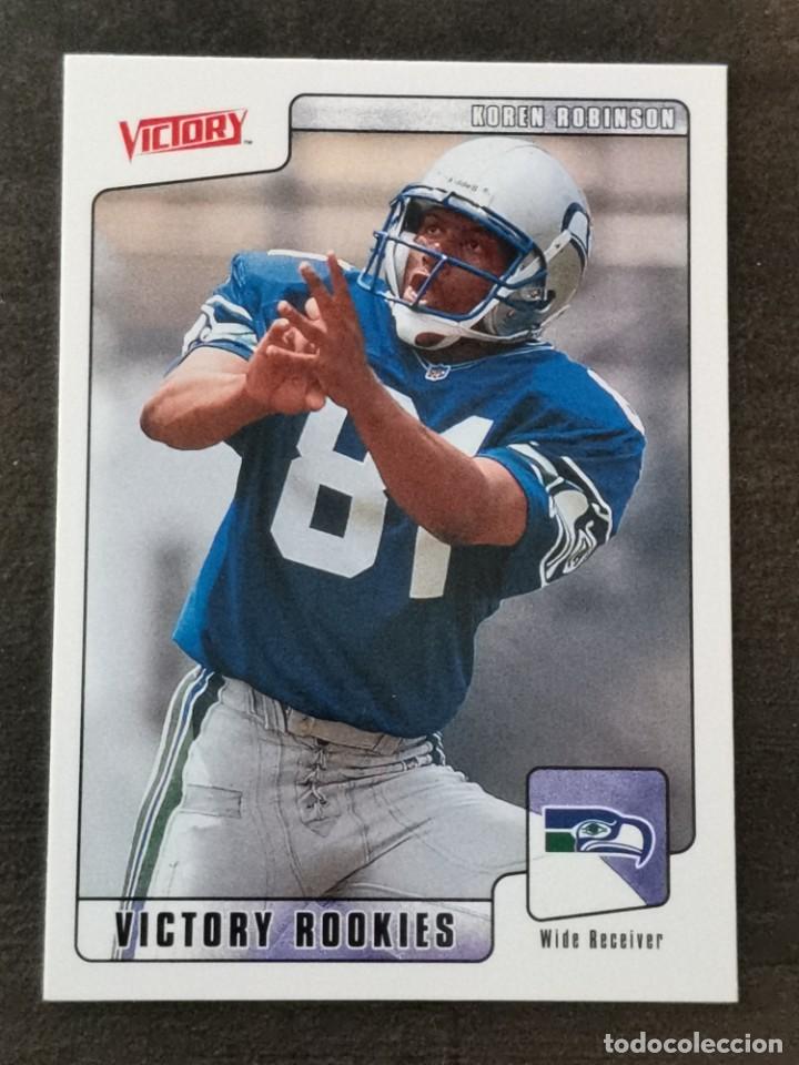 Coleccionismo deportivo: Upper Deck Victory 2001 Rookie Card #422 Koren Robinson Seattle Seahawks NFL Card